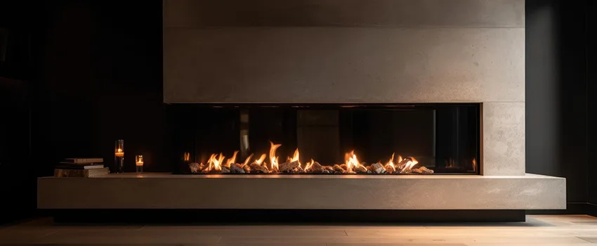 Gas Fireplace Ember Bed Design Services in Santa Clarita, California