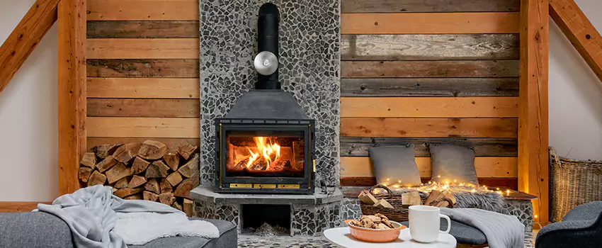 Thelin Hearth Products Direct Vent Gas Stove Fireplace Inspection in Santa Clarita, California